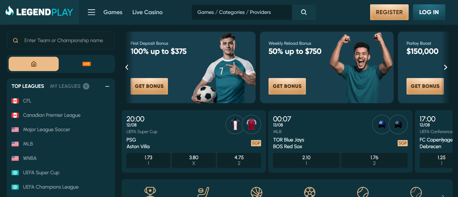 Legendplay wedkantoor